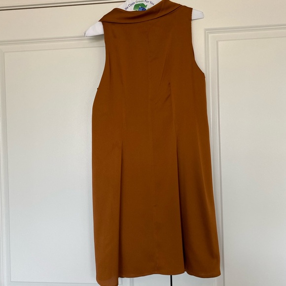 Women’s Robbie Bee Dress; Gold; Size 10P; ONLY WORN ONCE AND THEN DRY CLEANED - Picture 2 of 4
